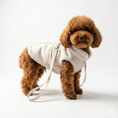 מעיל לבן דגם פרסטיז'